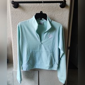 Columbia Trek French Terry 1/2 Zip Women's XS sweatshirt half quarter zip crop